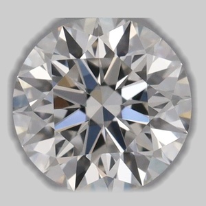 Round diamond — real photo