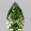 1.01 Ct. Fancy Vivid Green Pear Lab Grown Diamond