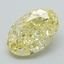 1.41 Ct. Fancy Intense Yellow Oval Lab Grown Diamond