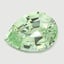 9.7x7.0mm Unheated Green  Pear  Mint Garnet