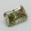 3.13 Ct. Fancy Vivid  Green Radiant Lab Grown Diamond