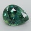 8x6.3mm Teal Pear Montana Sapphire