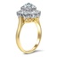The Adriane Ring, smalltop view on a hand