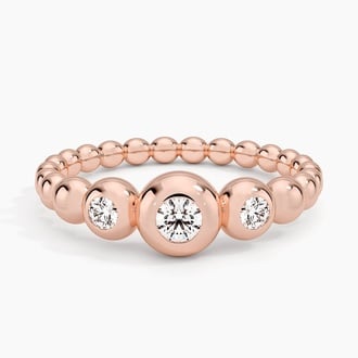 Lab Diamond Bubble Ring
