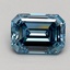 2.08 Ct. Fancy Vivid Blue Emerald Lab Grown Diamond