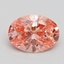 1.72 Ct. Fancy Vivid Pink Oval Lab Grown Diamond