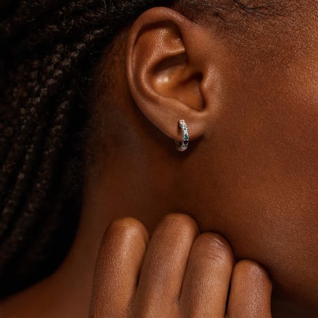 Coastal Ombre Hoop Earrings - Brilliant Earth