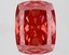 3.13 Ct. Fancy Vivid Pink Cushion Lab Grown Diamond