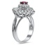 The Marija Ring, smalltop view on a hand