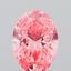 3.02 Ct. Fancy Vivid  Pink Oval Lab Grown Diamond