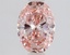 1.04 Ct. Fancy Vivid Pink Oval Lab Grown Diamond
