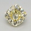 0.72 Ct. Fancy Yellow Cushion Lab Grown Diamond
