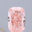 1.71 Ct. Fancy Vivid  Pink Cushion Lab Grown Diamond