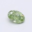 0.52 Ct. Fancy Vivid  Green Oval Lab Grown Diamond