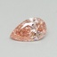 0.30 Ct. Fancy Vivid Pink Pear Lab Grown Diamond