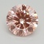2.00 Ct. Fancy Intense Pink Round Lab Grown Diamond