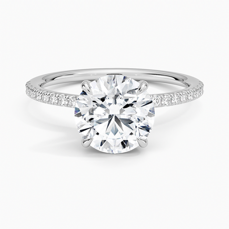Platinum Entwined Diamond Ring