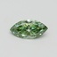 0.65 Ct. Fancy Vivid Green Marquise Lab Grown Diamond