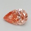 1.51 Ct. Fancy Intense Pink Pear Lab Grown Diamond