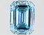 2.03 Ct. Fancy Intense Blue Emerald Lab Grown Diamond