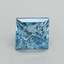 1.72 Ct. Fancy Vivid Blue Princess Lab Grown Diamond