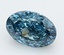 2.03 Ct. Fancy Vivid  Blue Oval Lab Grown Diamond