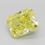 1.25 Ct. Fancy Intense Yellow Radiant Lab Grown Diamond