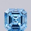 2.01 Ct. Fancy Vivid Blue Asscher Lab Grown Diamond