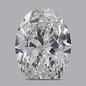 Oval diamond — real photo