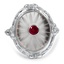 Edwardian Ruby Cocktail Ring