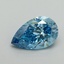 2.46 Ct. Fancy Vivid Blue Pear Lab Grown Diamond