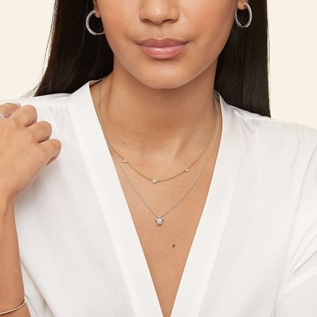 Geometric Diamond Necklace