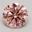 2.50 Ct. Fancy Intense Pink Round Lab Grown Diamond