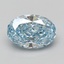 5.01 Ct. Fancy Vivid Blue Oval Lab Grown Diamond