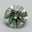 3.17 Ct. Fancy Intense Green Round Lab Grown Diamond