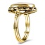 The Carlton Ring, smalltop view on a hand