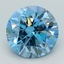2.35 Ct. Fancy Intense Blue Round Lab Grown Diamond