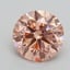 1.40 Ct. Fancy Intense Pink Round Lab Grown Diamond