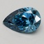 1.54 Ct. Fancy Vivid Blue Pear Lab Grown Diamond