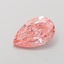 2.01 Ct. Fancy Vivid  Pink Pear Lab Grown Diamond