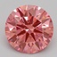 2.07 Ct. Fancy Vivid Pink Round Lab Grown Diamond
