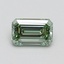 0.81 Ct. Fancy Intense Green Emerald Lab Grown Diamond