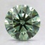 2.43 Ct. Fancy Vivid Pacific Green Round Lab Grown Diamond