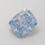 1.27 Ct. Fancy Vivid  Blue Cushion Lab Grown Diamond