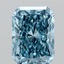 3.00 Ct. Fancy Vivid Blue Radiant Lab Grown Diamond