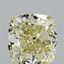 2.52 Ct. Fancy Yellow Cushion Lab Grown Diamond