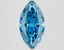 2.70 Ct. Fancy Vivid  Blue Marquise Lab Grown Diamond