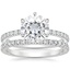 PT Moissanite Bliss Diamond Ring (1/6 ct. tw.) with Bliss Diamond Ring (1/5 ct. tw.), smalltop view