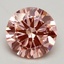 2.00 Ct. Fancy Intense Pink Round Lab Grown Diamond