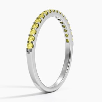 Yellow Lab Diamond Ring (1/4 ct. tw.) in Platinum